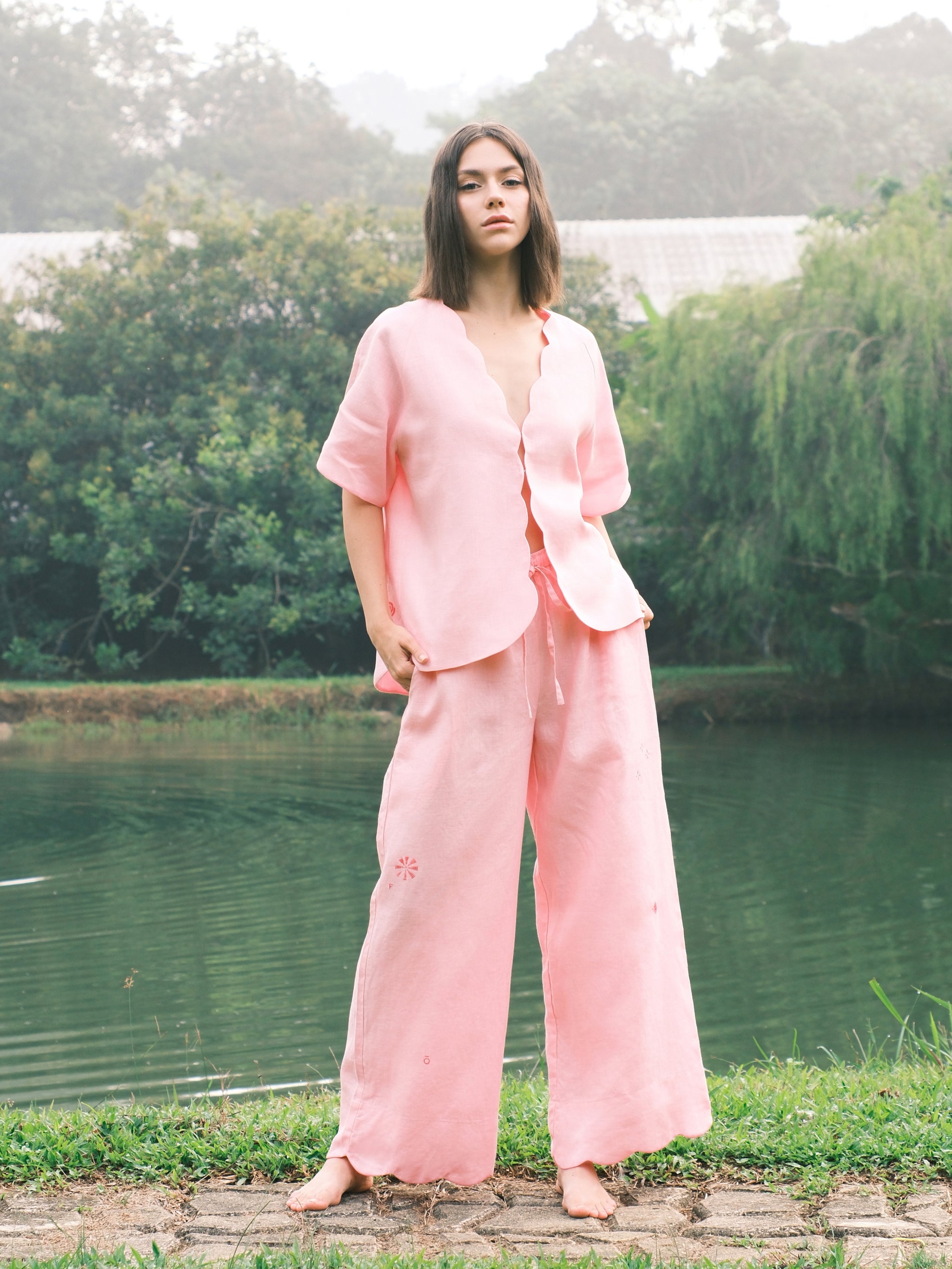 ホット セールの通販 cloud-linen-pants-pink-1_2048x パンツ